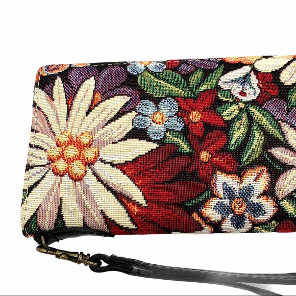 Patricia Nash Valentia Floral Wristlet Wallet Clutch - Picture 7 of 13